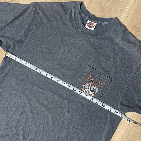 Harley Davidson Gray 2012 T Shirt. Loess Hills Iowa. Fits M/L. See‎ photos! - Picture 5 of 8